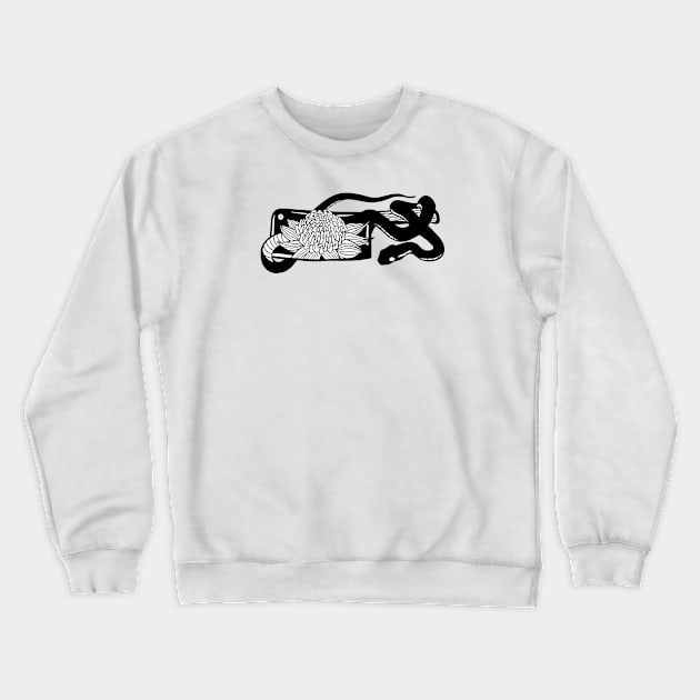 Snake flower Crewneck Sweatshirt by il_valley